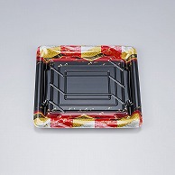 【直送品】 シーピー化成 寿司容器　SF鮨板　本体 33 菱紋赤 50枚/袋（ご注文単位12袋）