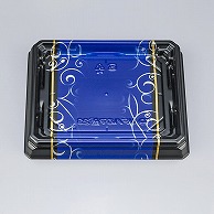 【直送品】 シーピー化成 寿司容器　UFハカマ板　本体 23 みつる青 50枚/袋（ご注文単位12袋）