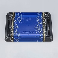 シーピー化成 寿司容器　UFハカマ板　本体 24 みつる青 50枚/袋（ご注文単位12袋）【直送品】