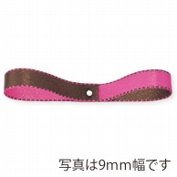 【直送品】 東京リボン リボン　デューク・S　22600 6×30 ＃12　ブラウン／ピンク 1巻（ご注文単位1巻）