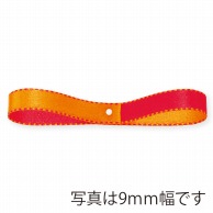 >【直送品】 東京リボン リボン　デューク・S　22600 6×30 ＃19　オレンジ／レッド 1巻（ご注文単位1巻）