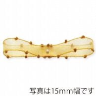 東京リボン リボン　タイニーパフ　41501 10×15 ＃44　ゴールド 1巻（ご注文単位1巻）【直送品】