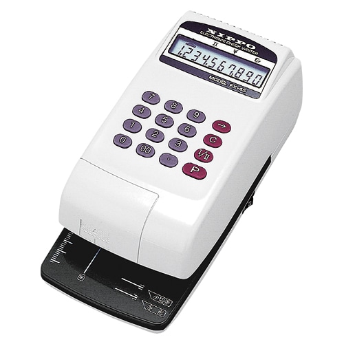 ニッポー 電子式チェックライター　FX-45 FX45 1個（ご注文単位1個）【直送品】