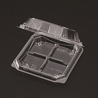 【直送品】 エフピコチューパ 和菓子容器　APW－4－1  透明 50枚/袋（ご注文単位24袋）