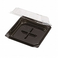 【直送品】 エフピコチューパ 和菓子容器　APW－4－3  黒（N） 50枚/袋（ご注文単位20袋）