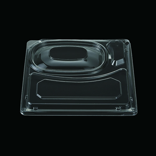 エフピコチューパ 弁当容器　デリカランチ　部分内嵌合蓋 DL－23－23 透明 50枚/袋（ご注文単位12袋）【直送品】