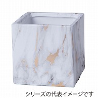 ヒルトップ 鉢カバー　陶器 3号角型 HT43 1個（ご注文単位4個）【直送品】