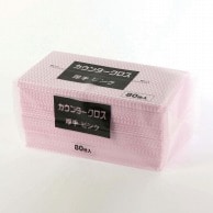 >【直送品】 ヒメプラ カウンタークロス レギュラー厚手 CW－80P　ピンク 80枚/袋（ご注文単位12袋）