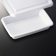 【直送品】 中央化学 米飯容器 角丸折 共蓋セット 5号  50枚/袋（ご注文単位12袋）