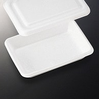 【直送品】 中央化学 米飯容器 角丸折 共蓋セット 6号  50枚/袋（ご注文単位20袋）