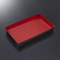 >【直送品】 中央化学 紙製寿司容器　SKS　本体 20－12 赤－黒金 50枚/袋（ご注文単位8袋）