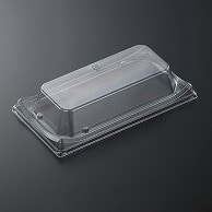 【直送品】 中央化学 寿司容器 HS波ね皿 外嵌合蓋 21-11  50枚/袋（ご注文単位24袋）