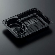 中央化学 冷麺セット容器 ND-21B 本体  BK 50枚/袋（ご注文単位16袋）【直送品】