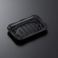 中央化学 惣菜容器 SDホットマルシェ 本体 0.8 BK 50枚/袋（ご注文単位40袋）【直送品】