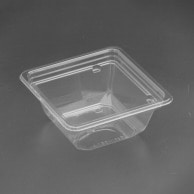 【直送品】 リスパック 惣菜容器　バイオカップキューブ　本体 11－45B  50枚/袋（ご注文単位18袋）