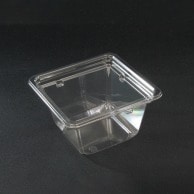 【直送品】 リスパック 惣菜容器　バイオカップキューブ　本体 11－60B  50枚/袋（ご注文単位18袋）