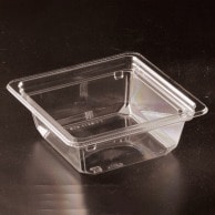 リスパック 惣菜容器　バイオカップキューブ　内嵌合蓋 13－45B  50枚/袋（ご注文単位12袋）【直送品】
