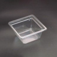 【直送品】 リスパック デザート容器　バイオカップキューブルック　内嵌合蓋 13－60B  50枚/袋（ご注文単位12袋）