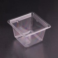 リスパック 惣菜容器　バイオカップキューブ　内嵌合蓋 13－80B  50枚/袋（ご注文単位12袋）【直送品】