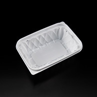 リスパック 惣菜容器　バイオアソートケース　本体 18－13B（48） PBPU403　白 50枚/袋（ご注文単位18袋）【直送品】