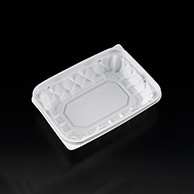 【直送品】 リスパック 惣菜容器　バイオアソートケース　本体 20－14B（38） PBPU673　白 50枚/袋（ご注文単位16袋）