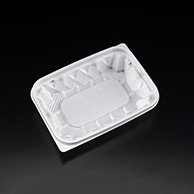 【直送品】 リスパック 惣菜容器　バイオアソートケース　本体 18－13B（33） PBPU383　白 50枚/袋（ご注文単位18袋）