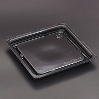 【直送品】 リスパック 惣菜容器 バイオカップキューブ 内嵌合蓋 11-TC 黒 50枚/袋（ご注文単位18袋）