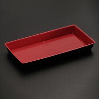 【直送品】 リスパック 寿司容器　豪華折　本体 2－5B 黒紅朱 50枚/袋（ご注文単位10袋）