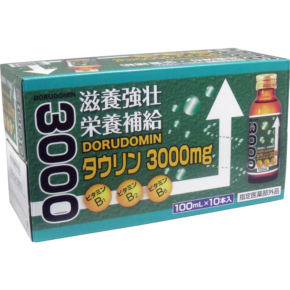 >ドルド製薬　ドルドミン タウリン3000mg 100mL×10本セット　1セット（ご注文単位1セット）【直送品】