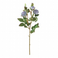 ビバ工芸 造花　スプレーウィットローズ ライト／ブルー VA2501 1本（ご注文単位1本）【直送品】