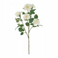 【直送品】 ビバ工芸 造花　エリーナローズスプレー ホワイト VA2507 1本（ご注文単位1本）