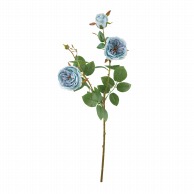 ビバ工芸 造花　キャメリアローズスプレー ライト／ブルー VA2521 1本（ご注文単位1本）【直送品】