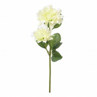 【直送品】 ビバ工芸 造花　ダリア クリーム／グリーン VD6742 1個（ご注文単位1個）
