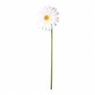 【直送品】 ビバ工芸 造花　ジャンボガーベラ ホワイト VE6768 1本（ご注文単位1本）