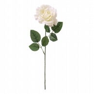 ビバ工芸 造花　ベルベットローズ ホワイト VD6812 1本（ご注文単位1本）【直送品】