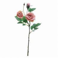 【直送品】 ビバ工芸 造花　ミディアムローズスプレー モーブ VE6826 1個（ご注文単位1個）