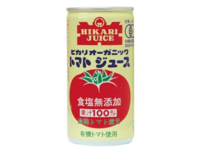 光食品オーガニックトマトジュース食塩無添加１９０ｇ※軽（ご注文単位30個）【直送品】