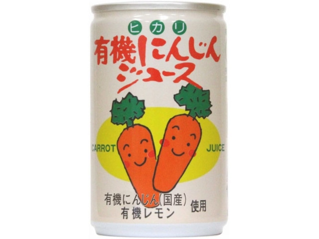 光食品有機にんじんジュース缶１６０ｇ※軽（ご注文単位30個）【直送品】