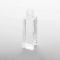 【直送品】 松村工芸 ハーバリウムボトル　ビン SSE－100A　蓋付／角 163－2000－17 1個（ご注文単位12個）