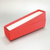 松村工芸 ハーバリウムボックス 1本用和箱　エンジ 162－2219－2 1個（ご注文単位1個）【直送品】