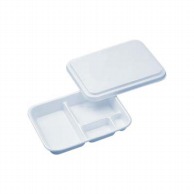 エフピコ 弁当容器　2．5仕出折　本体かぶせ蓋付き  白 50枚/袋（ご注文単位8袋）【直送品】