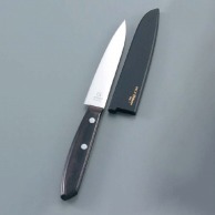 ミソノ果物ナイフ（木製サヤ付）NO．110．5cm　1個（ご注文単位1個）【直送品】