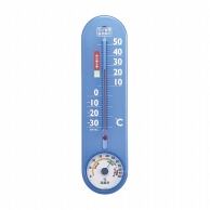 【直送品】 エンペックス生活管理温湿度計TG－2456 クリアブルー  1個（ご注文単位1個）