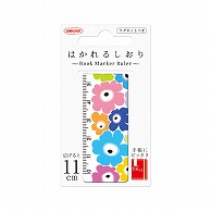 共栄プラスチック マグネットブックマーカー はかれるしおり デザイン05 フラワー BMR-11-05 1個（ご注文単位5個）【直送品】