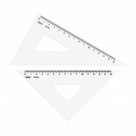 共栄プラスチック メタクリル三角定規 目盛付 18cm A-620 1個（ご注文単位1個）【直送品】