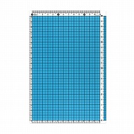 共栄プラスチック カラー方眼下敷 A5判 ブルー CPK-A5-B 1枚（ご注文単位5枚）【直送品】