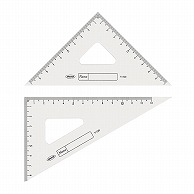 共栄プラスチック GAKUNO アクリル三角定規 15cm V-520 1個（ご注文単位1個）【直送品】