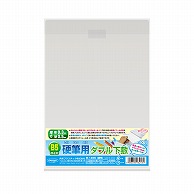 共栄プラスチック 硬筆用ダブル下敷 B5判 透明 W-1806 1枚（ご注文単位10枚）【直送品】