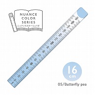 共栄プラスチック ニュアンスカラー定規 16cm カラー05 バタフライピー NJ-16-05 1本（ご注文単位5本）【直送品】