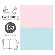 共栄プラスチック two-tone パステルシタジキ B5 カラー03 TTS-B5-03 1枚（ご注文単位5枚）【直送品】